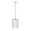 Olena Modern Gold Cylindrical Glass Pendant Light