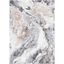 Cyrus Gray and Beige Abstract Shag Area Rug 3' x 5'