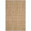 Hand-Knotted Artisan Jute Rug 2' x 3' - Natural Rectangular Design