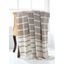 Recycled Cotton Knitted 50x70 Beige Throw Blanket