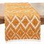 Gold Diamond Chindi Bohemian Table Runner, 16 x 72 in