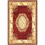 Red and Ivory Floral Synthetic Tufted Area Rug 12' x 15'