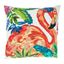 Colorful Flamingo Cotton Decorative Pillow Cover