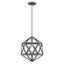 Scandinavian Gray Geometric Metal Mini Pendant Light