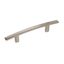 Polished Nickel Modern Cabinet Bar Pull with Mounting Hardware