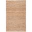 Natural Ivory Hand-Knotted Wool Geometric Area Rug