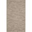 Beige Easy-Care Synthetic Rectangular Flatweave Rug