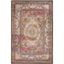 Ivory Silk Road Inspired Hand-Knotted Viscose Area Rug