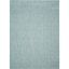 Aqua Blue Synthetic Flat Woven 8' x 10' Reversible Rug