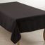 Black Solid Color Everyday Fabric Tablecloth