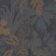 Twilight Floral Non-Pasted Grasscloth Wallpaper Roll