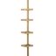 Gold 4-Tier Tension Mount Corner Shower Caddy