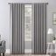 Gray Velvet Blackout Thermal Back Tab Curtain Panel