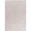 Beige and Grey Geometric 9' x 12' Synthetic Area Rug