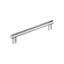 Polished Chrome 8-Inch Modern Industrial Bar Pull