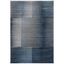 Blue and Navy Rectangular Hand-knotted Synthetic Rug