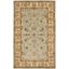 Elegant Heritage Light Blue Hand-Tufted Wool Area Rug, 5' x 8'