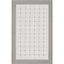 Bermuda Gray and Ivory 3' x 5' Synthetic Area Rug