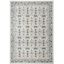 Ivory and Navy Reversible Synthetic Area Rug