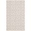 Ivory and Grey Hand-Tufted Wool Rectangular Area Rug