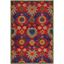 Handmade Tufted Red/Blue Wool 8' x 10' Area Rug