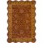 Elegant Heritage Red & Natural Wool 6' x 9' Area Rug