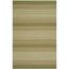 Marbella Green and Beige Handwoven Wool Cotton Area Rug 6' x 9'