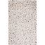 Geometric Patchwork Cowhide Area Rug in Cream and Gray - 5' x 8'