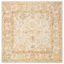 Handmade Tufted Wool Abstract Multicolor 6' Square Rug