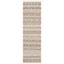 Natural Ivory Wool and Viscose Handwoven Accent Rug