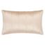 Champagne Embroidered Rectangular Throw Pillow with Zipper