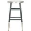 Transitional Gray Iron 24" Backless Counter Stool