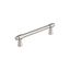 Polished Nickel Modern Industrial Bar Cabinet Pull