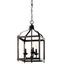 Larkin 22.25" Distressed Bronze 3-Light Pendant