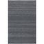 Gray Flat Woven Handmade Wool Area Rug 4' x 6'