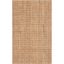 Handmade Natural Beige Jute Area Rug, 2'3" x 4'