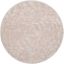 Pink Floral Round 5' Synthetic Kids Rug