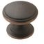 Ravino Oil-Rubbed Bronze Round Cabinet Knob, 1-1/4 inch, 25 Pack