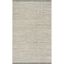 Handmade Beige Cowhide 6' x 9' Flat Woven Washable Area Rug