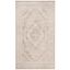 Reflection Beige/Cream Hand-knotted Synthetic Floral Area Rug 3' x 5'