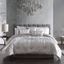 King Silver Crinkle Velvet 7-Piece Comforter Set