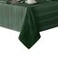 Hunter Green Jacquard Stain Resistant Rectangular Tablecloth