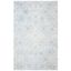 Gray and Beige Handmade Wool Abstract 4' x 6' Area Rug