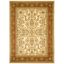 Ivory and Rust Hand-knotted Synthetic 10' x 14' Area Rug