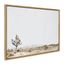 Natural Framed Joshua Tree Desert Canvas Print, 28x38