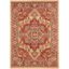 Safavieh Mahal Red and Natural Synthetic Area Rug