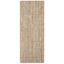 Hand-Knotted Natural Jute 2'6" x 10' Runner Rug in Brown