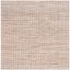 Beige/Ivory 6' x 6' Square Flat Woven Wool Area Rug