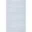 Gray Hand-Knotted Viscose Rectangular Area Rug