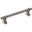 Gunmetal 5-1/16" Modern Industrial Cabinet Bar Pull